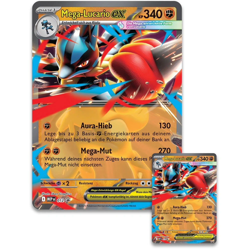 Pokémon Mega-Lucario Figuren-Kollektion Sammelkarten TCG NerdMania