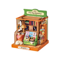 Robotime Rolife Die Muse Buchhandlung - DIY Miniatur Buchladen Holz Puzzle Bausatz NerdMania