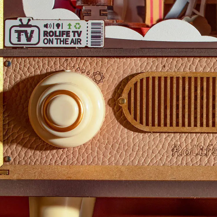 Robotime Rolife Music Dreamer Sunset Carnival - DIY 3D Holz Puzzle Spieluhr mit Licht NerdMania