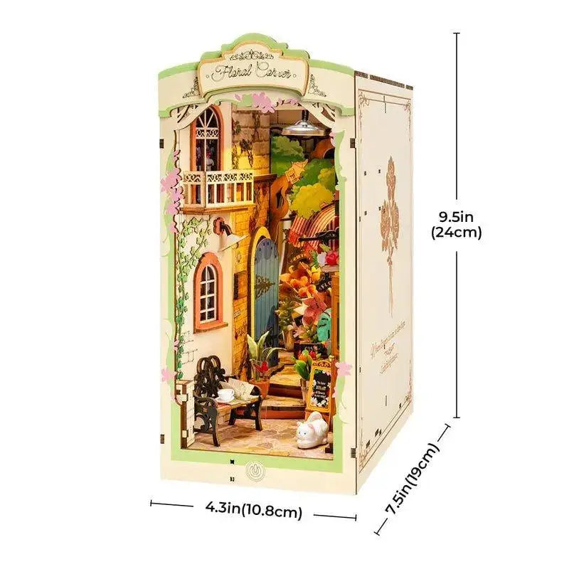 Rolife Floral Corner DIY Bücherecken-Regaleinsatz-Set TGB09 Holzbausatz - NerdMania
