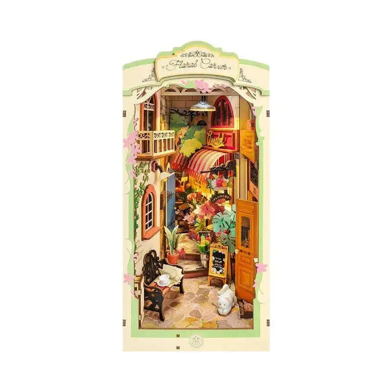 Rolife Floral Corner DIY Bücherecken-Regaleinsatz-Set TGB09 Holzbausatz - NerdMania