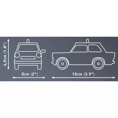 Cobi 24541: Trabant 601 Polizei Youngtimer Collection Bausatz 82 Teile