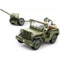 Sluban Bausatz,US Willys Jeep mit Pak, WW2, US Army, 143 Teile,NEU SL95713 - NerdMania