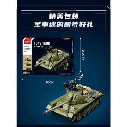 Sluban Building blocks BMP Infantry Fighting Vehicle T54 Medium tank Military tank model NerdMania