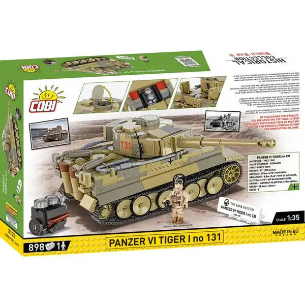 COBI 3123 Panzer VI Tiger I no 131 Historical Collection Bausteine NerdMania