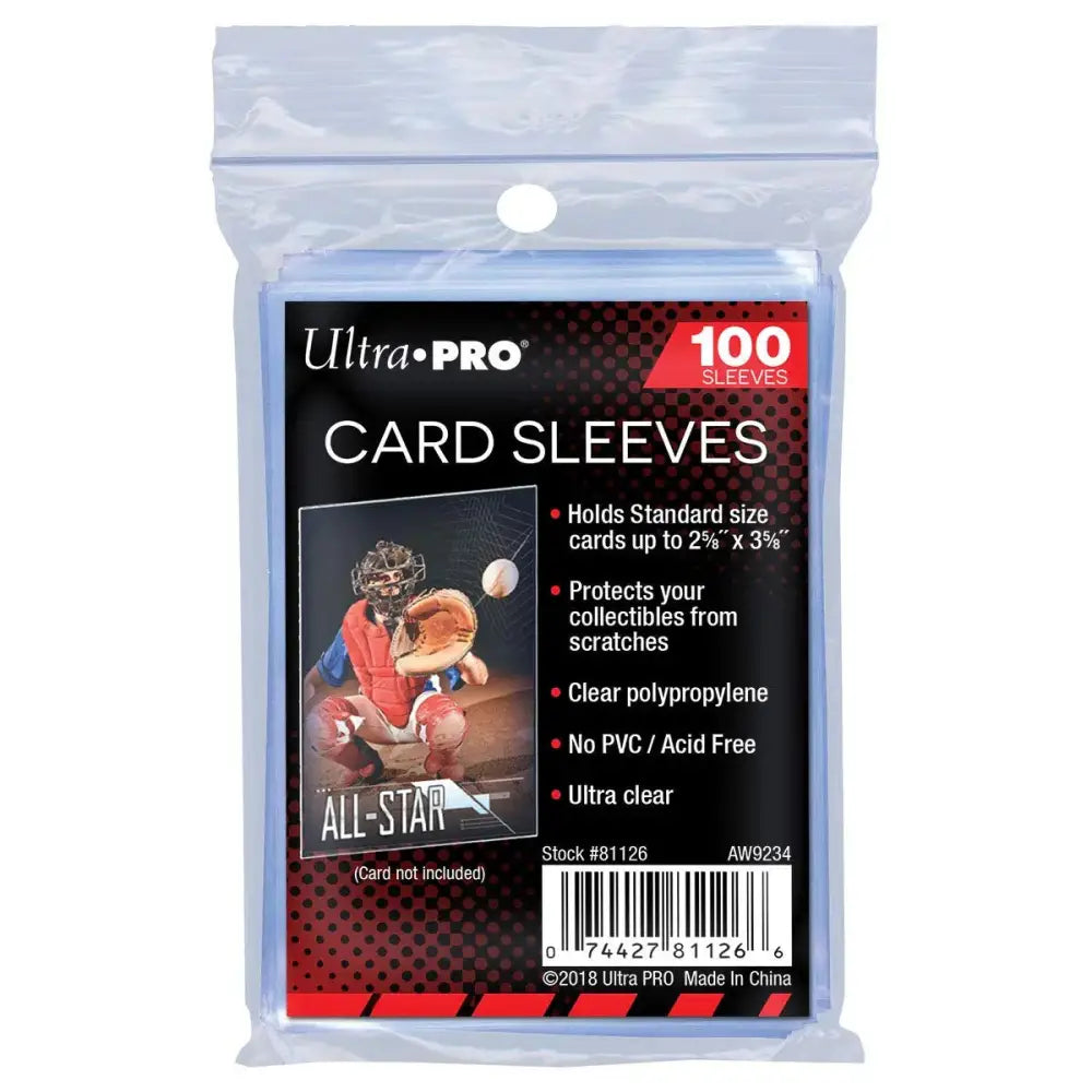 Ultra Pro - Schutzhüllen Soft-Hüllen 100 - Clear Sleeves - NerdMania